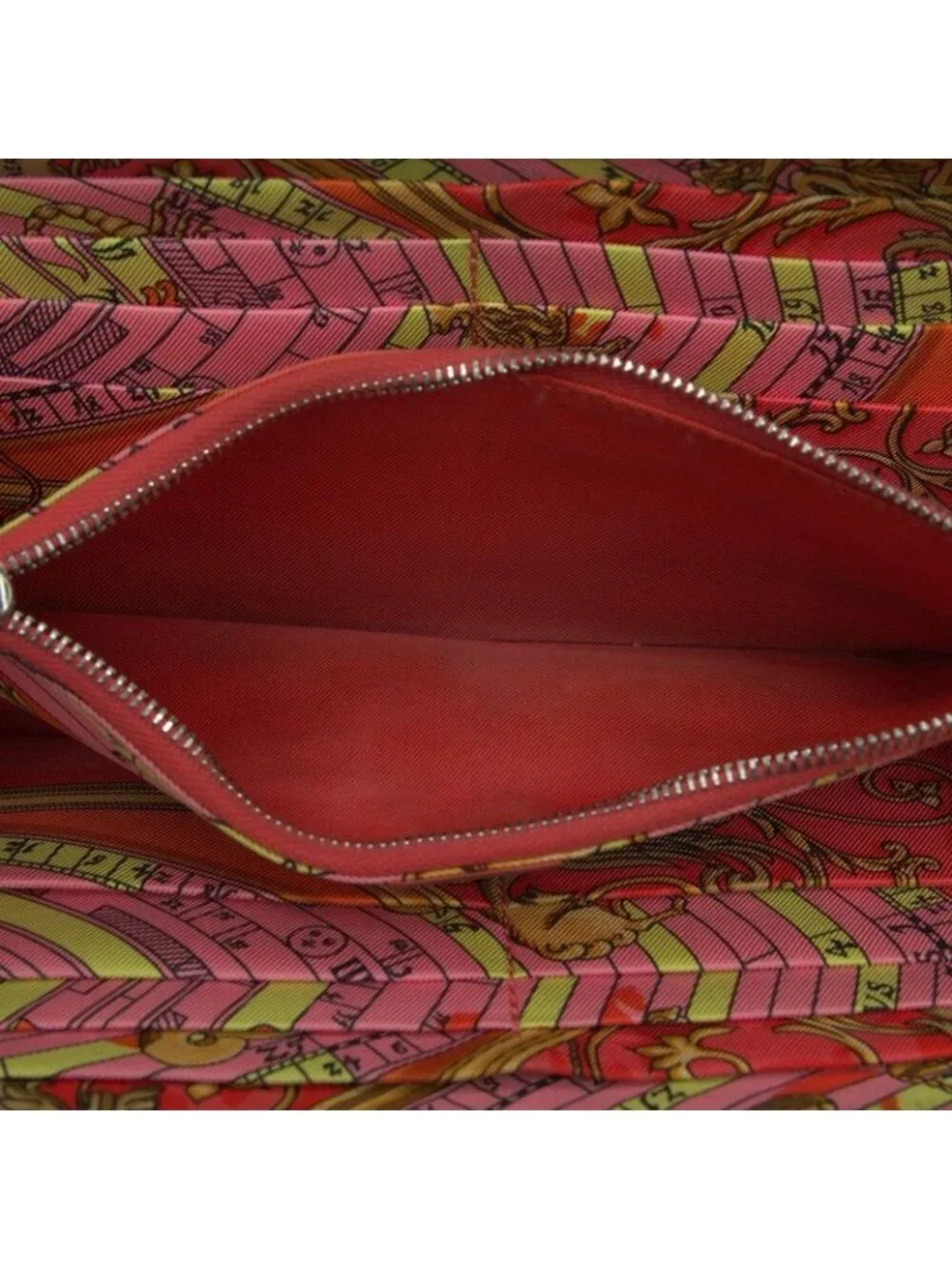 Hermes Azap Long Silk in Zip Around Wallet Rose Jaipur Pink Veau